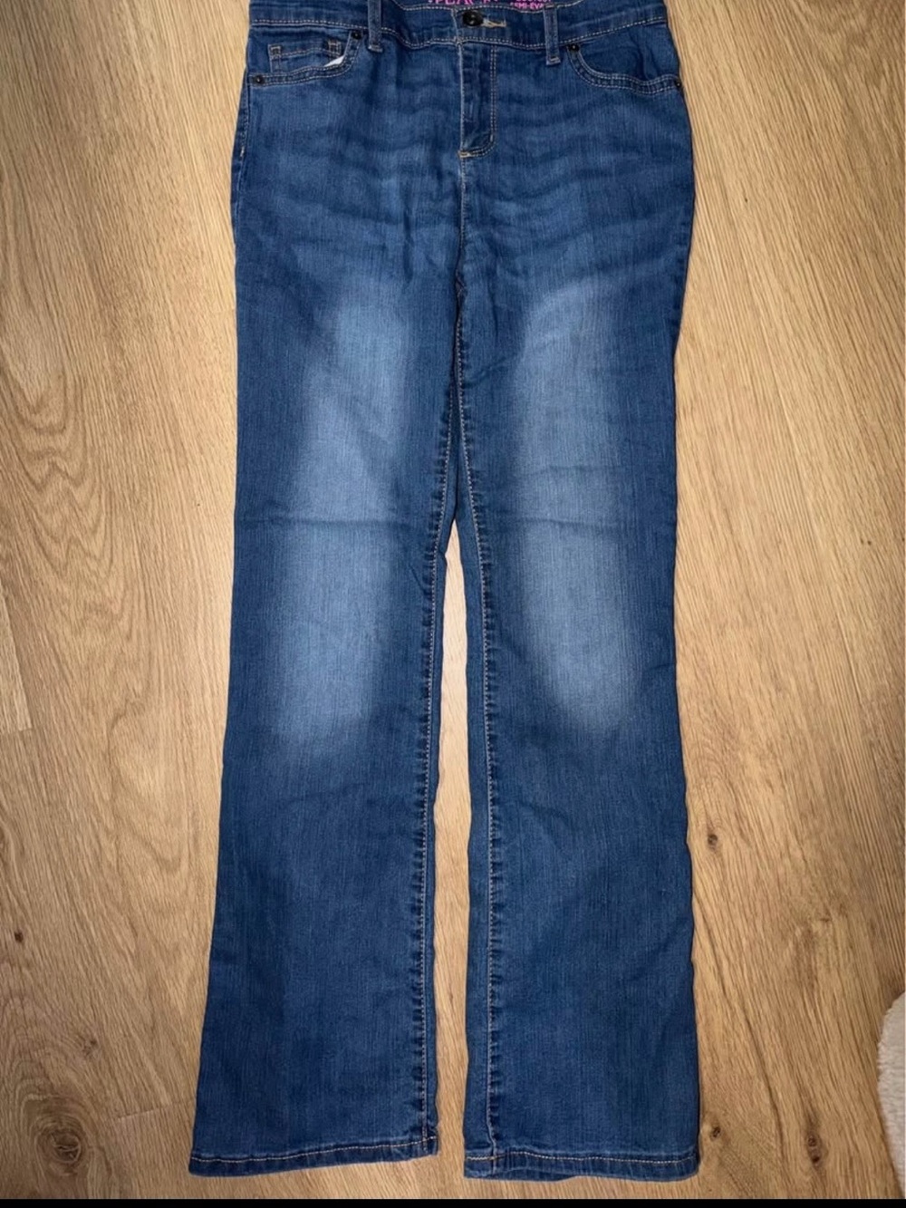 NWT kids 14 slim Blue Stretch Bootcut Jeans